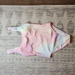 Victoria's Secret Pink crinkle scoop one piece swimsuit